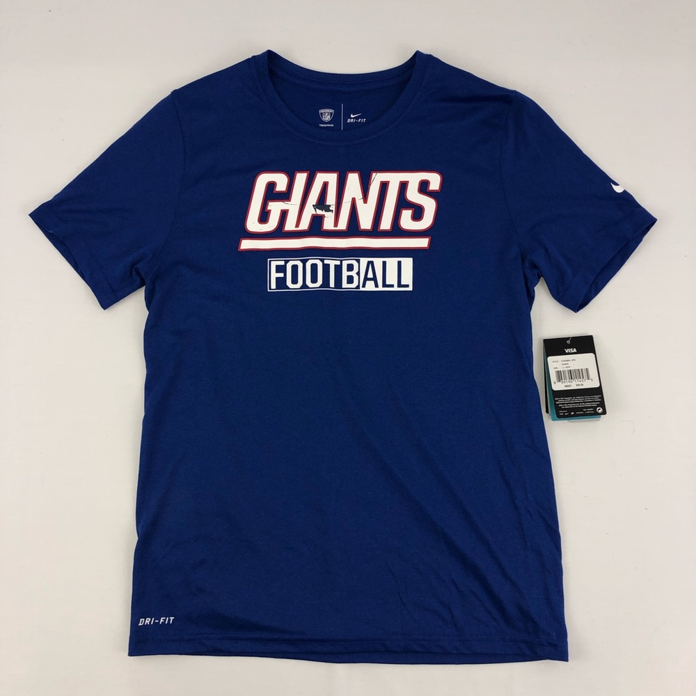 Nike New York Giants Football Dri-Fit T Shirt